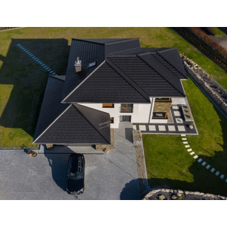 Dachówka CREATON Simpla Basic - antracytowa angoba